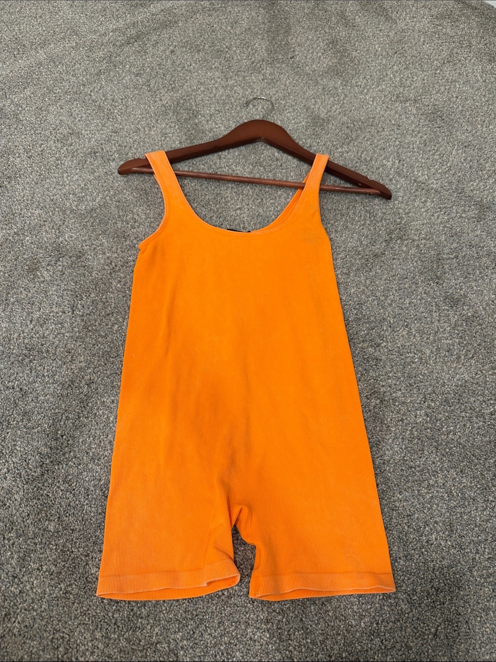 Forever 21 Tight Orange Romper